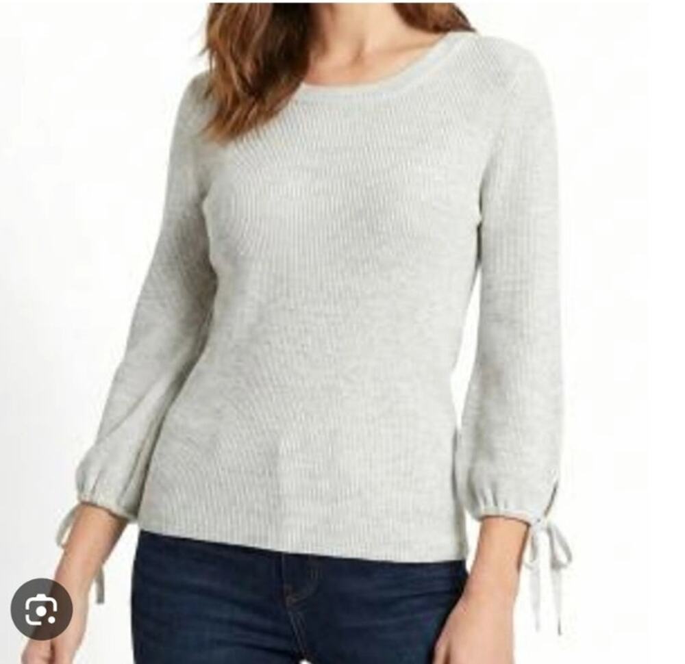 Banana Republic Knit 3/4 Sleeve Ribbed Sweater NWOT Sz M